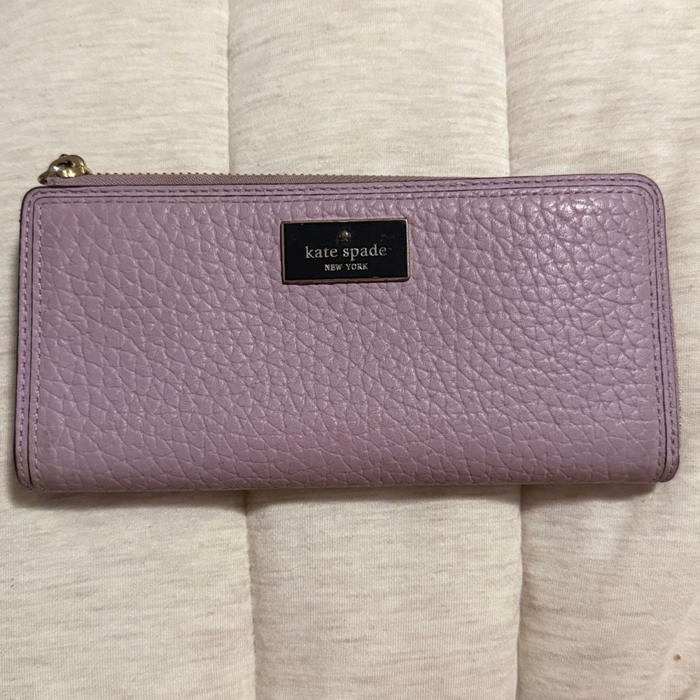 Kate Spade Lavender Textured Wallet